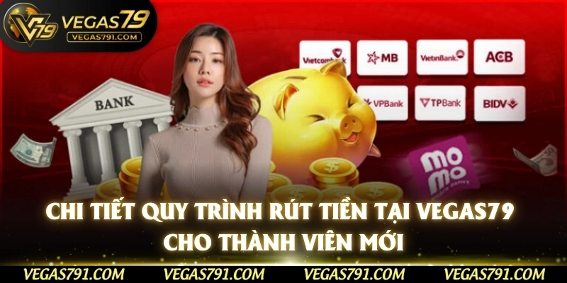 Chi tiết quy trình rút tiền tại Vegas79 cho thành viên mới
